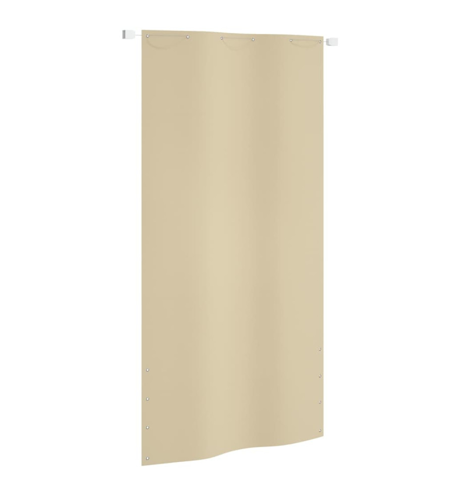 Écran de balcon Beige 120x240 cm Tissu Oxford