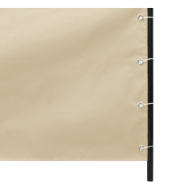 Écran de balcon Beige 120x240 cm Tissu Oxford