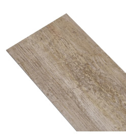 Planches de plancher PVC Non auto-adhésif5,26m²Délavage de bois