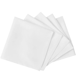 Serviettes de table 25 pcs Blanc 50x50 cm