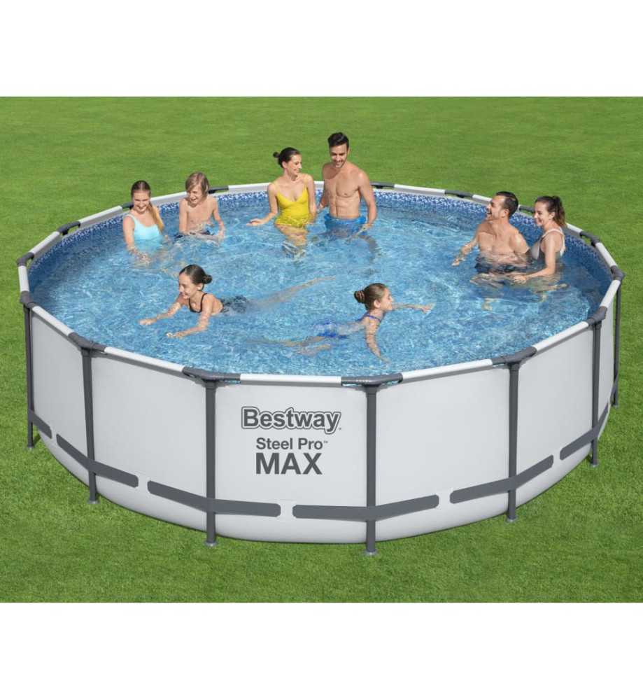 Bestway Ensemble de piscine Steel Pro MAX 488x122 cm