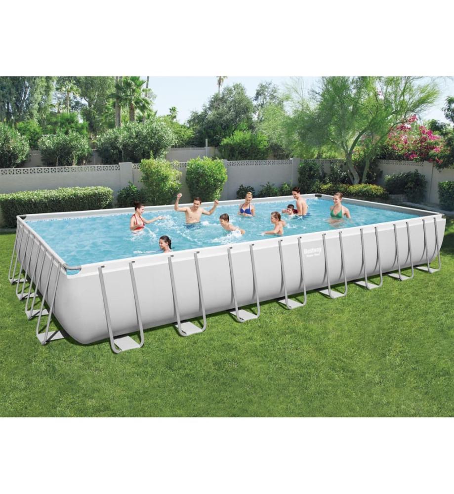 Bestway Ensemble de piscine Power Steel 956x488x132 cm