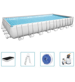 Bestway Ensemble de piscine Power Steel 956x488x132 cm