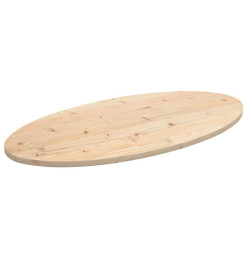 Dessus de table 90x45x2,5 cm bois de pin massif ovale