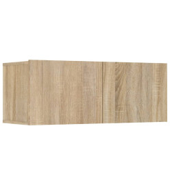 Meubles TV 4 pcs Chêne Sonoma 80x30x30 cm Bois d'ingénierie