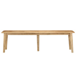 Banc 160x40x45 cm bois massif de manguier