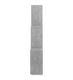 Étagère cube murale Gris béton 78x15x93 cm Aggloméré