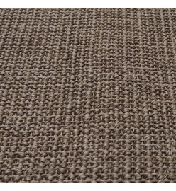 Tapis en sisal pour griffoir marron 66x150 cm