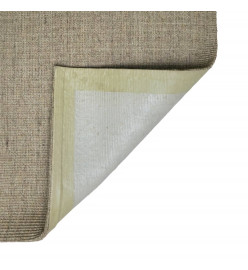 Tapis en sisal pour griffoir taupe 80x350 cm