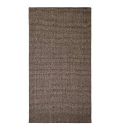 Tapis en sisal pour griffoir marron 80x150 cm