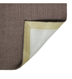 Tapis en sisal pour griffoir marron 80x150 cm