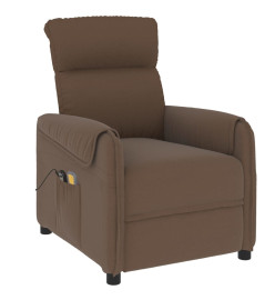 Fauteuil de massage Marron Tissu