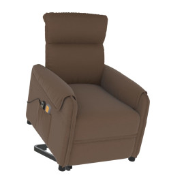 Fauteuil de massage Marron Tissu