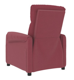 Fauteuil de massage Rouge bordeaux Tissu