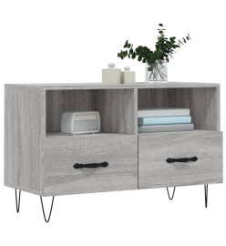 Meuble TV Sonoma gris 80x36x50 cm Bois d'ingénierie