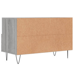 Meuble TV Sonoma gris 80x36x50 cm Bois d'ingénierie