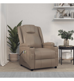 Fauteuil de massage électrique Cappuccino Similicuir