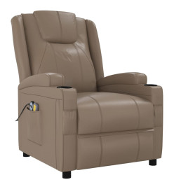 Fauteuil de massage électrique Cappuccino Similicuir