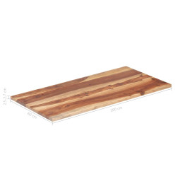 Dessus de table Bois solide 25-27 mm 60x100 cm