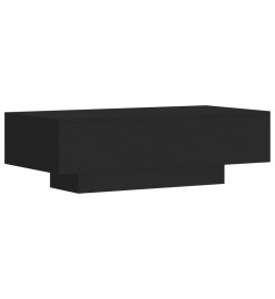 Table basse noir 100x49,5x31 cm bois d'ingénierie