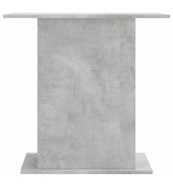 Support d'aquarium gris béton 36x75x72,5 cm bois d'ingénierie