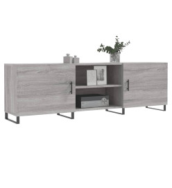 Meuble TV sonoma gris 150x30x50 cm bois d'ingénierie