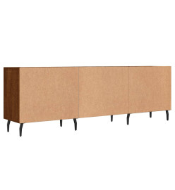 Meuble TV chêne marron 150x30x50 cm bois d'ingénierie