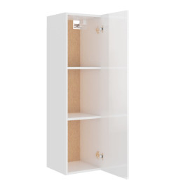 Ensemble de meubles TV 8 pcs Blanc brillant Bois d'ingénierie