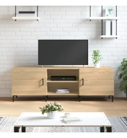 Meuble TV chêne sonoma 150x30x50 cm bois d'ingénierie