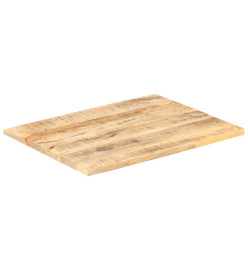 Dessus de table Bois de manguier solide 25-27 mm 80x70 cm