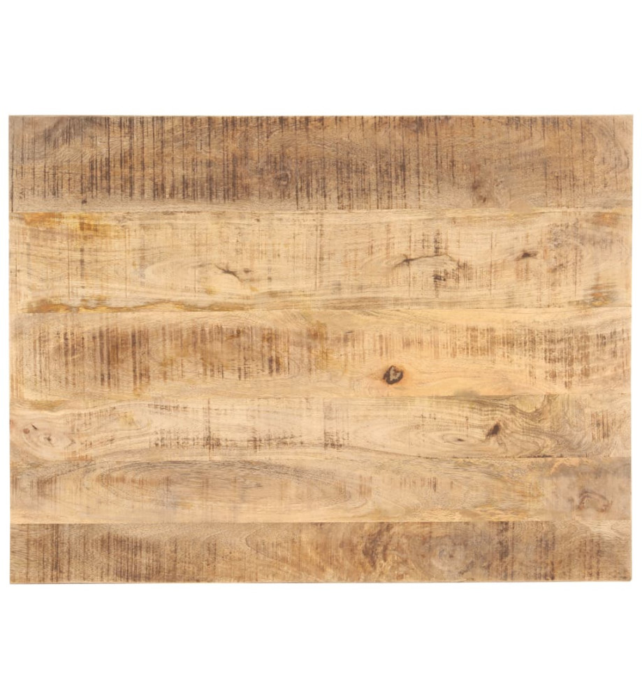 Dessus de table Bois de manguier solide 25-27 mm 90x60 cm