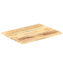 Dessus de table Bois de manguier solide 25-27 mm 90x60 cm