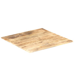 Dessus de table Bois de manguier solide 15-16 mm 70x70 cm