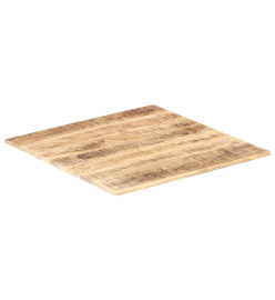 Dessus de table Bois de manguier solide 15-16 mm 60x60 cm