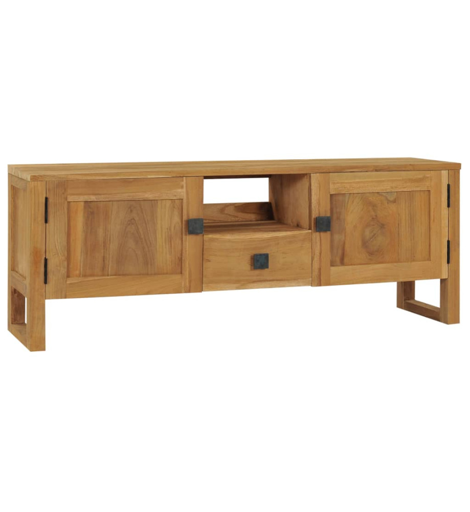 Meuble TV 120x32x45 cm Bois de teck massif