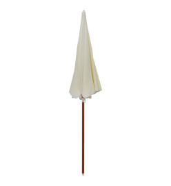 Parasol avec mât en acier 240 cm Sable