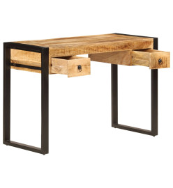 Bureau avec 2 tiroirs 110x50x77 cm Bois solide de manguier