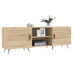 Meuble TV chêne sonoma 150x30x50 cm bois d'ingénierie