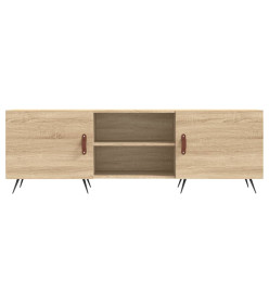 Meuble TV chêne sonoma 150x30x50 cm bois d'ingénierie