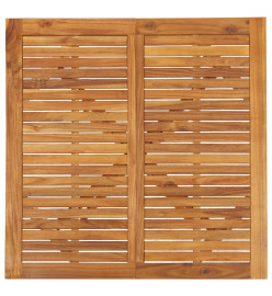 Ensemble de salle à manger de jardin 5 pcs Bois d'acacia solide