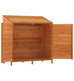 Remise de jardin Marron 102x52x112 cm Bois de sapin solide