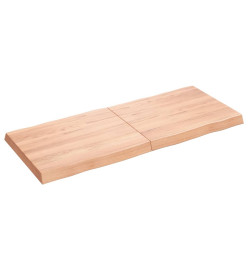 Dessus de table bois chêne massif traité bordure assortie