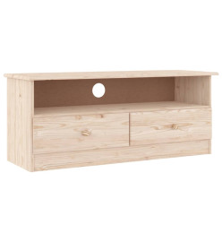 Meuble TV avec tiroirs ALTA 100x35x41 cm bois massif de pin