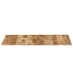 Dessus de table bois de manguier solide 15-16 mm 120x60 cm