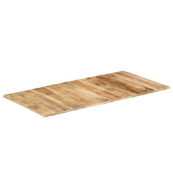 Dessus de table bois de manguier solide 15-16 mm 120x60 cm