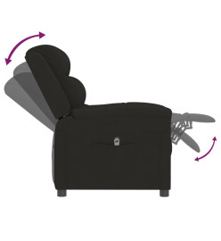 Fauteuil inclinable électrique noir velours