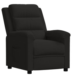 Fauteuil inclinable noir velours