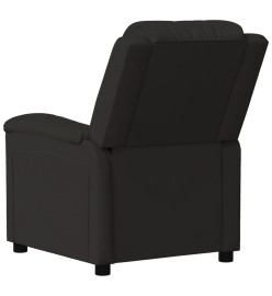 Fauteuil inclinable noir velours