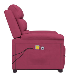 Fauteuil de massage Rouge bordeaux Velours