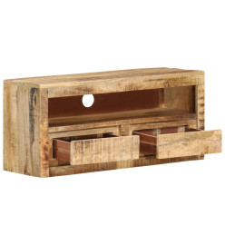 Meuble TV 88x30x40 cm Bois massif de manguier